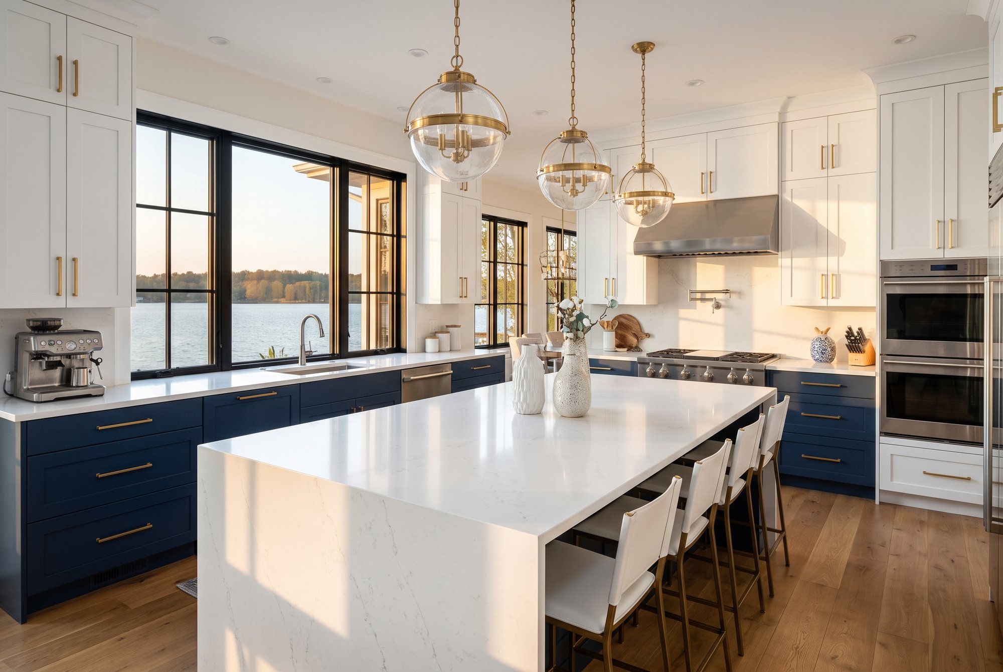 Custom home kitchen